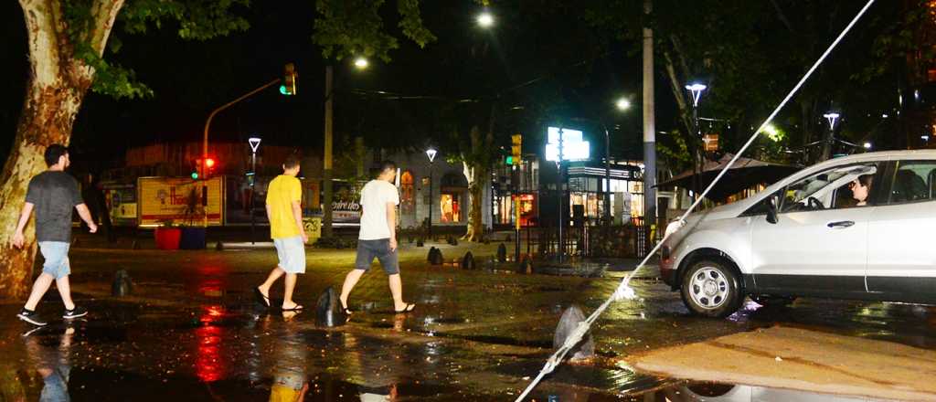 El temporal dejó 25 casas inundadas en Las Heras