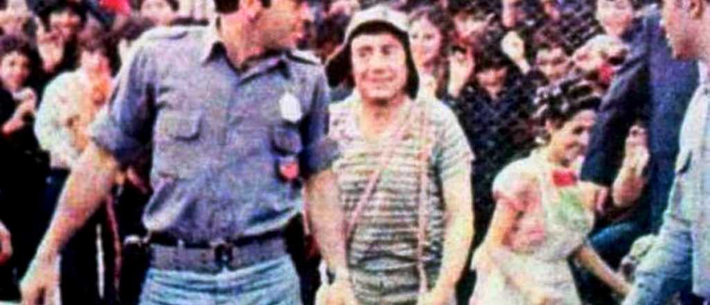 Las fotos inéditas del elenco del Chavo en la cancha de Estudiantes