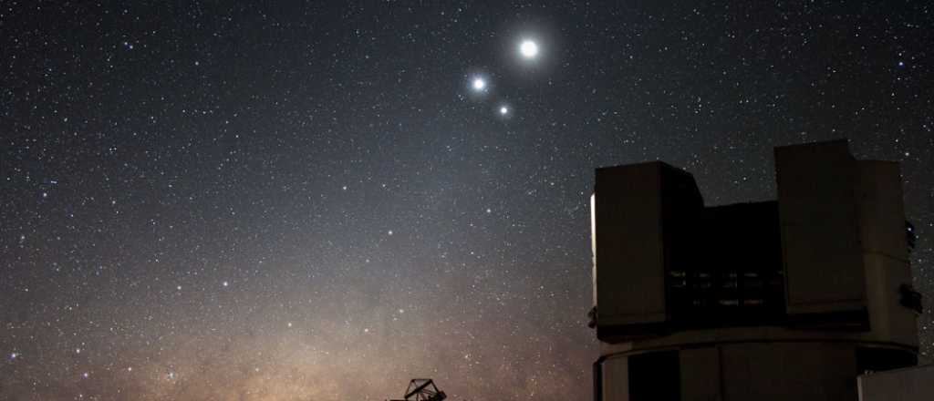  ¿Lo viste? Anoche se alinearon la Luna, Venus y Júpiter