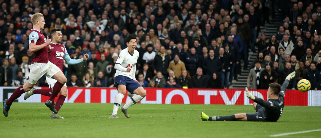 De arco a arco: el increíble golazo de Son Heung-Min para Tottenham