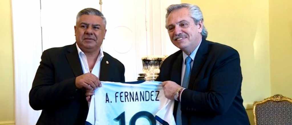 Chiqui Tapia y Alberto Fernández se reunieron por la Copa América 2020