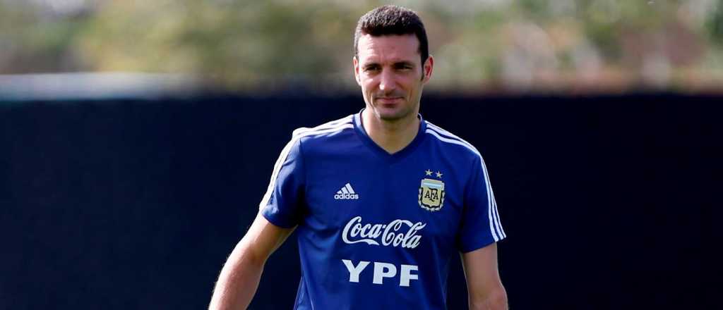 Scaloni tiene "sensaciones positivas" y ve a la Selección como "un equipo"