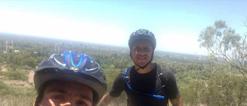 Enzo Pérez  descansa en Mendoza con sus amigos y familia