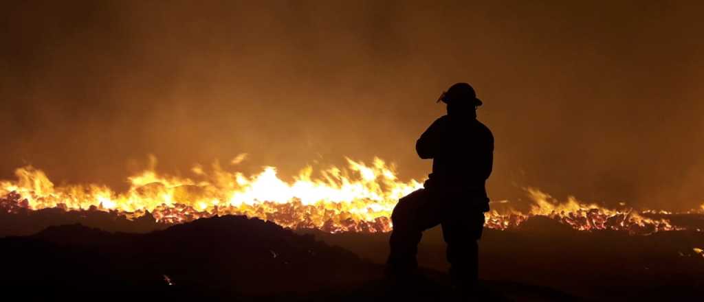 Bomberos de Las Heras combatieron cinco incendios en Navidad