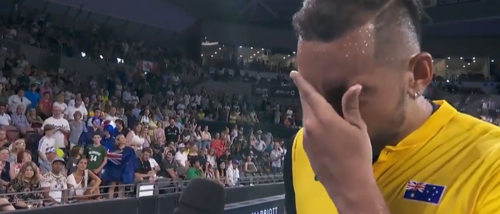 Nick Kyrgios se emocionó al hablar de los incendios en Australia