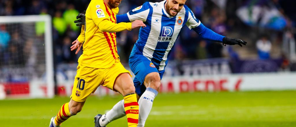 Clásico igualado: Espanyol le empató sobre la hora al Barcelona de Messi