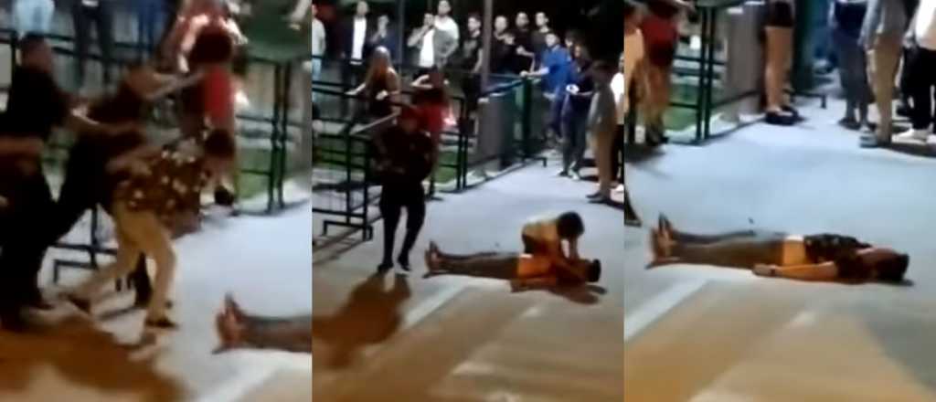 Video: un sanjuanino fue brutalmente golpeado por un patovica en Mar del Plata