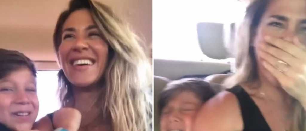 Otro polémico video de Jimena Barón: su hijo llora y ella lo filma y se ríe 