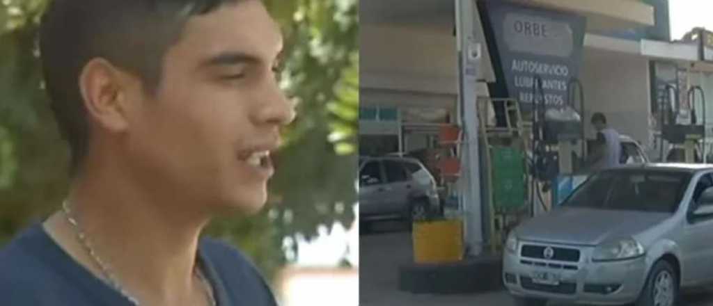 Un ladrón asaltó una estación de servicio y pidió un abrazo antes de escapar