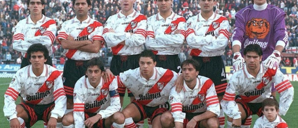 La foto viral de River que reunió a cuatro jugadores históricos