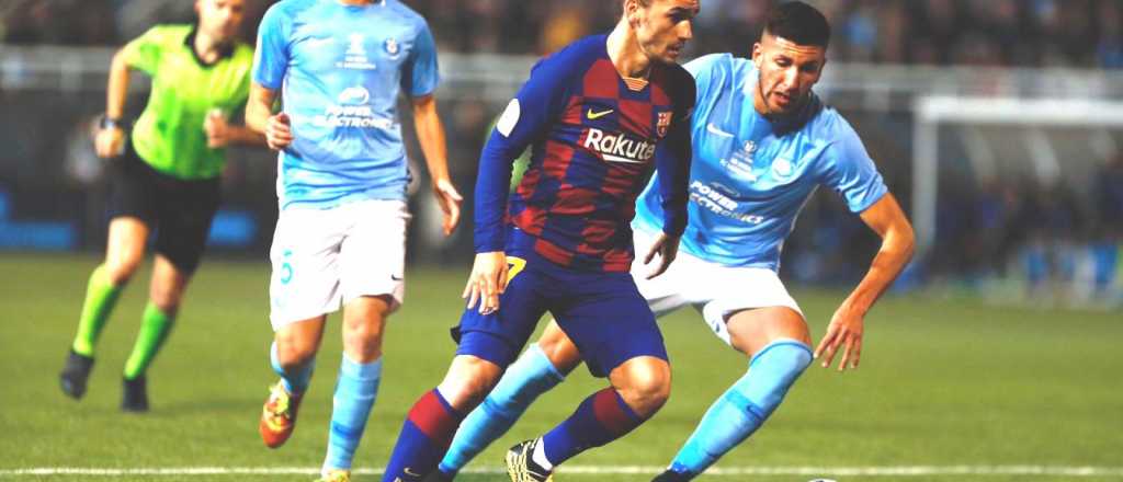 Copa del Rey: Griezmann evitó el papelón de Barcelona ante Ibiza