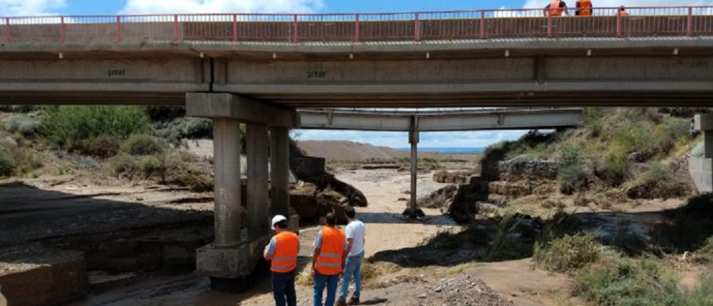 Desde Vialidad Nacional estudian qué pasó con el puente de Ruta 40