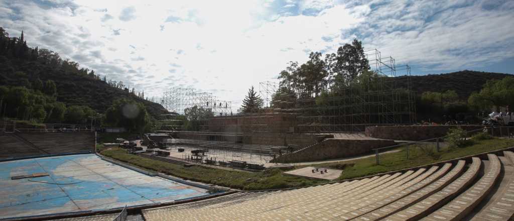 Comenzaron las obras en el Teatro Griego para la Vendimia