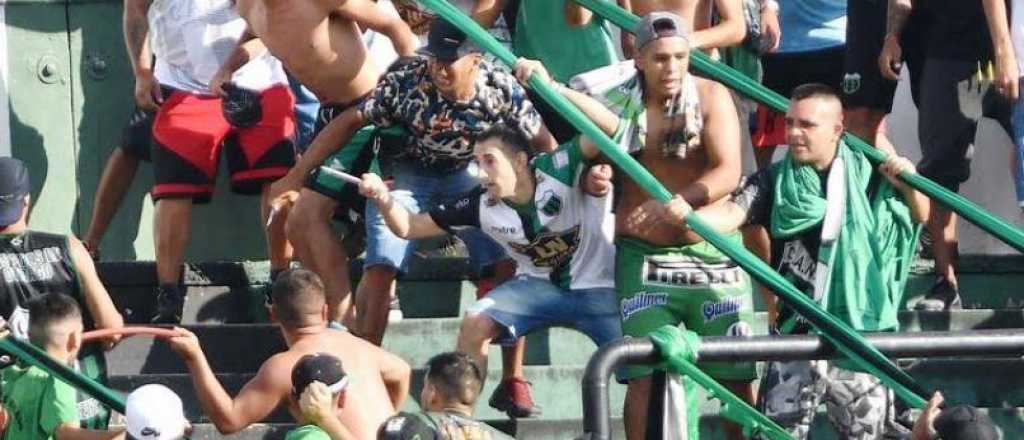 Un padre y su hijo lideraron los incidentes en la cancha de Nueva Chicago