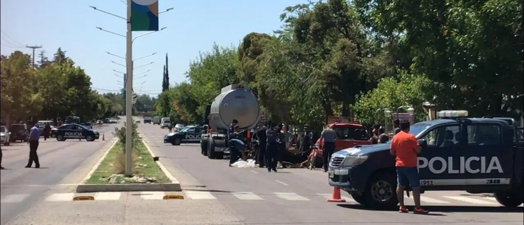 Murió un niño atropellado por un camión en Tunuyán