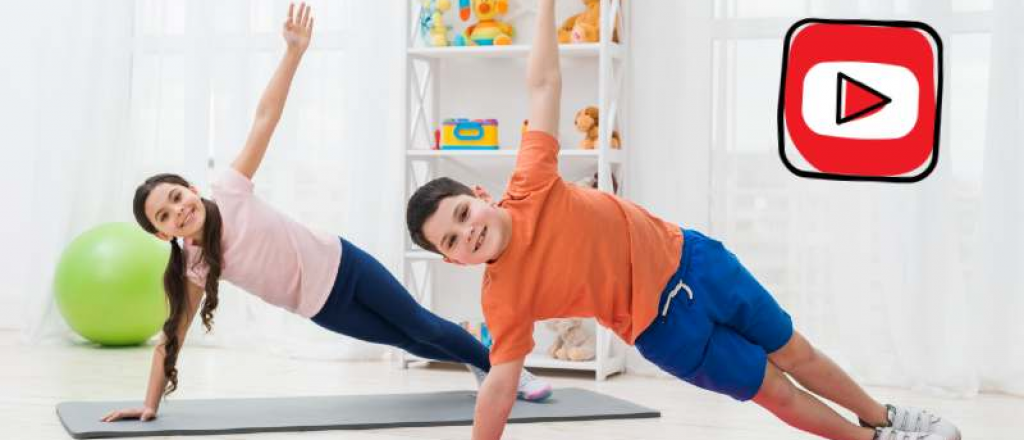 5 canales de YouTube para hacer gimnasia con los chicos en casa