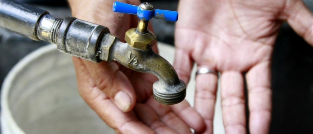 Este sábado habrá importantes cortes de agua en todo el Gran Mendoza