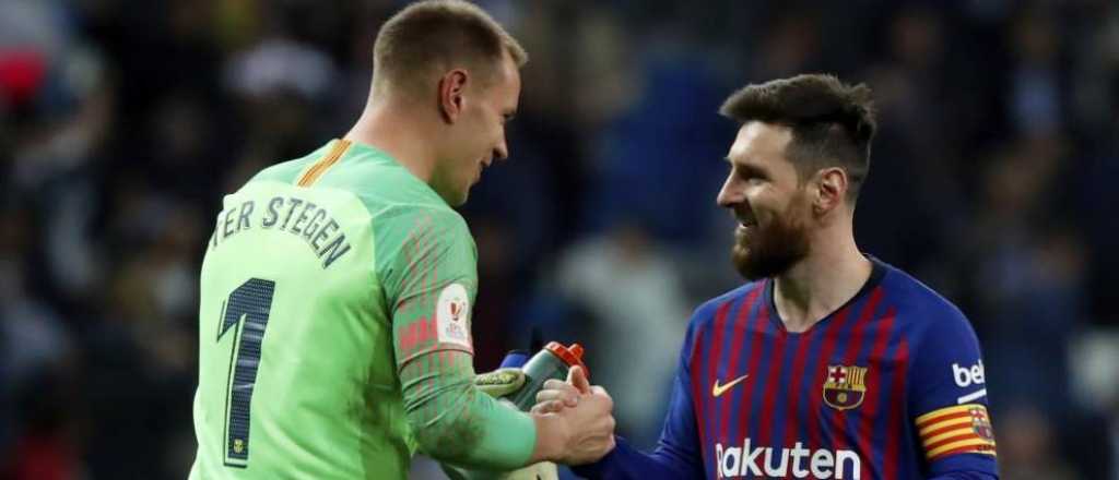 Ter Stegen, compañero de Messi, confesó que no tiene "ni idea" de fútbol