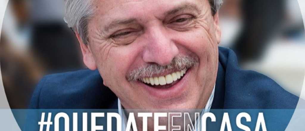 Alberto Fernández pidió poner #QuedateEnCasa en las fotos de perfil