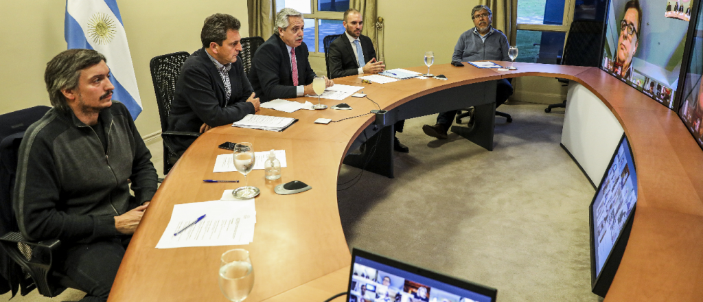 Alberto se reunió con el bloque de diputados por videoconferencia