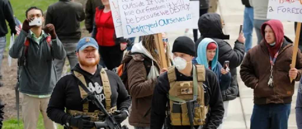 "Abajo la cuarentena", crecen en EEUU las protestas contra el aislamiento