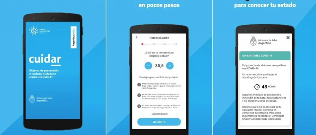 Cómo funciona CuidAR, la app que el presidente pidió descargar