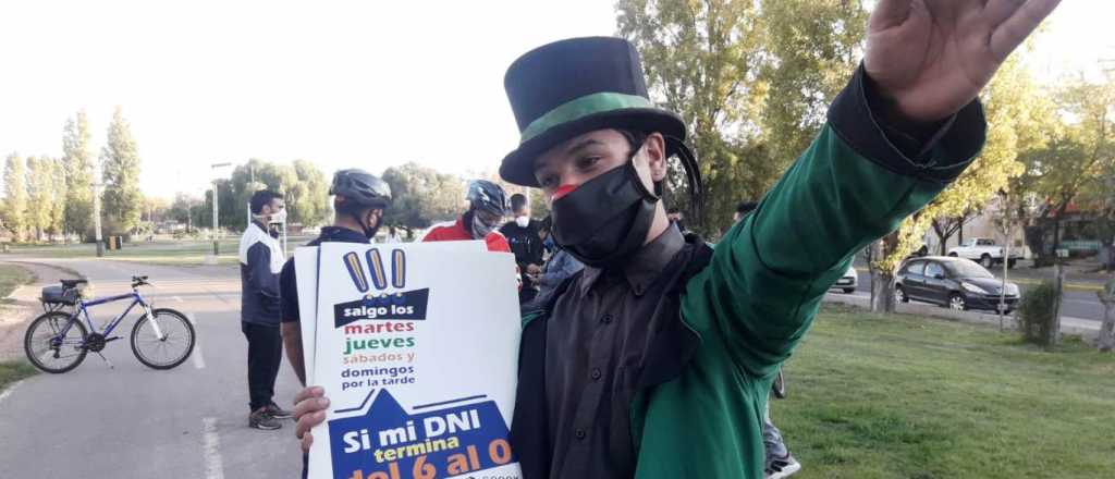 #Cuarentena: prevención y multas de $5 mil en la ciclovía de Godoy Cruz