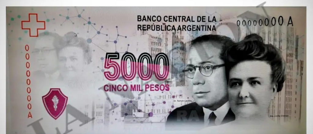 Billete de $5000: ya tendría diseño, fecha de entrega y estaría en producción