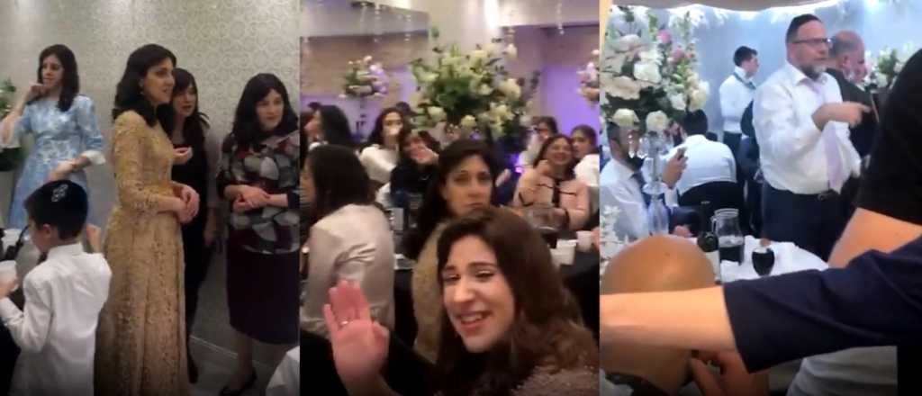 Hicieron un casamiento con 100 invitados en cuarentena en CABA