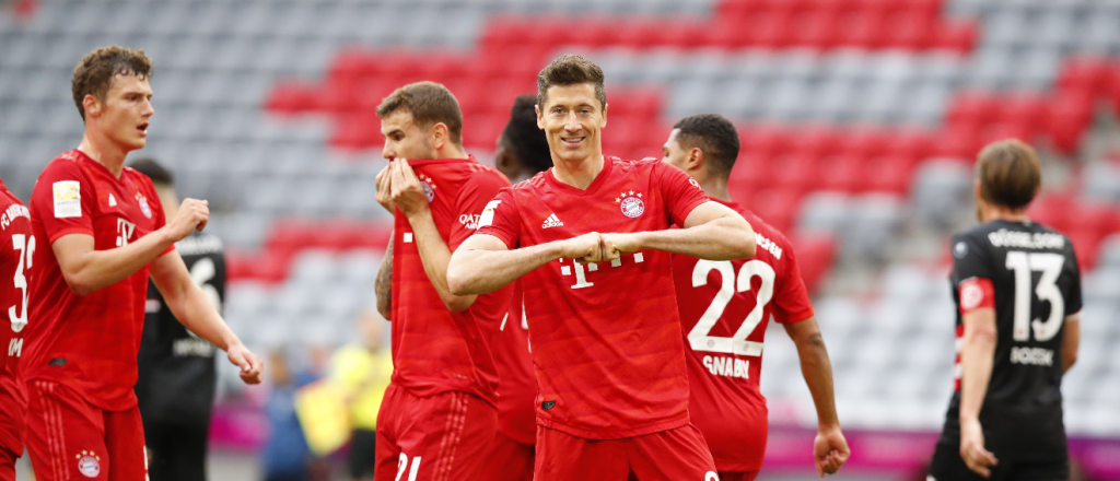 Bayern Munich goleó y se encamina al título de la Bundesliga