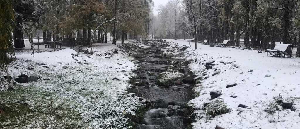 Video: impresionante nevada en el Manzano Histórico y El Sosneado