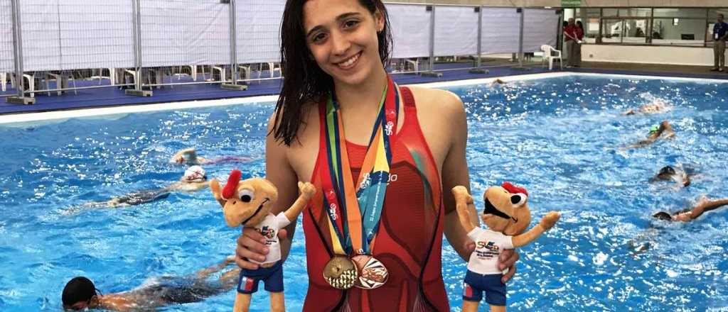 Delfina Pignatiello analiza la posibilidad de dejar la natación