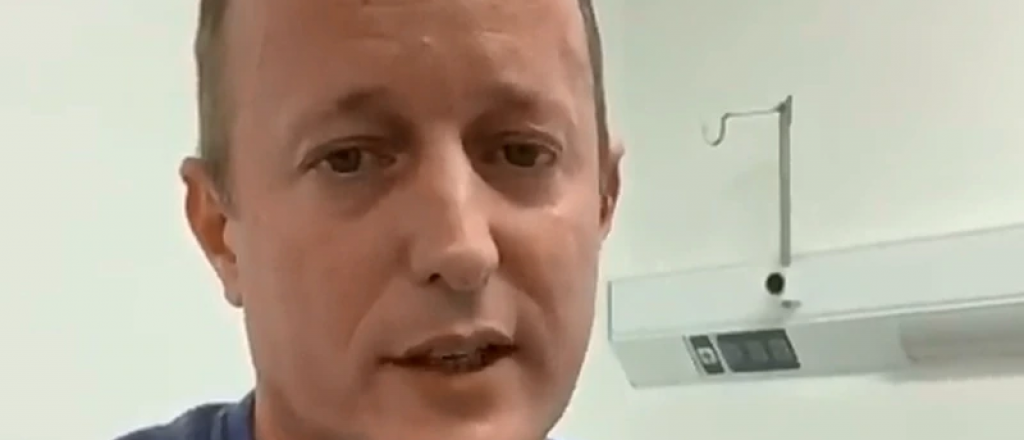 Video: Insaurralde, con coronavirus, explicó cómo se siente desde el hospital