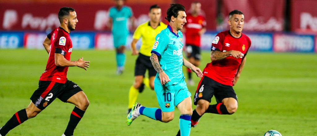 Barcelona goleó a Mallorca y Messi metió un golazo