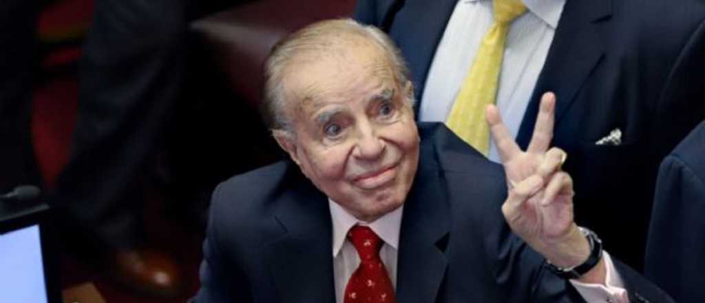 Menem pasó su primera noche internado junto a Zulemita