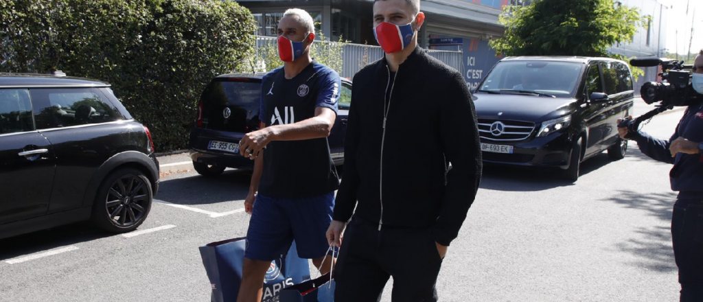 París Saint-Germain, con Di María, Icardi y Paredes, volvió a los entrenamientos