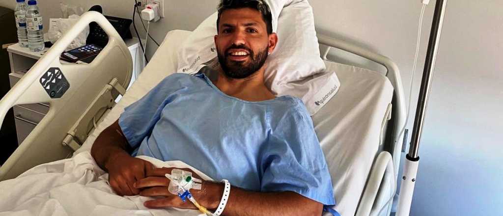 El Kun Agüero fue operado de su rodilla izquierda