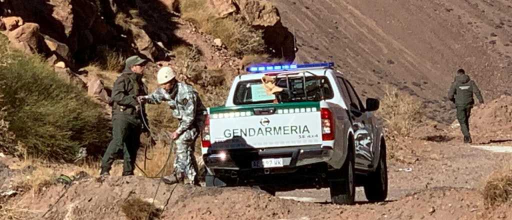 Video: rescate de un hombre atrapado en una montaña de Uspallata