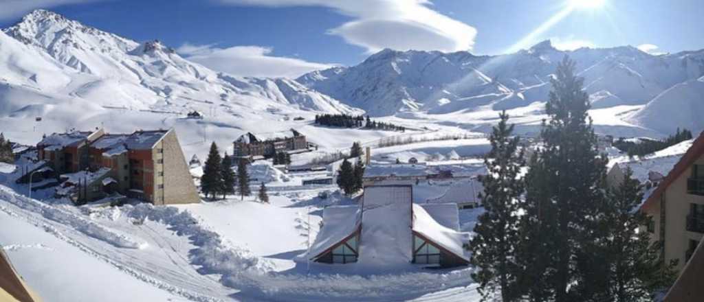 Video: así nevó en Las Leñas y la ilusión se reactiva