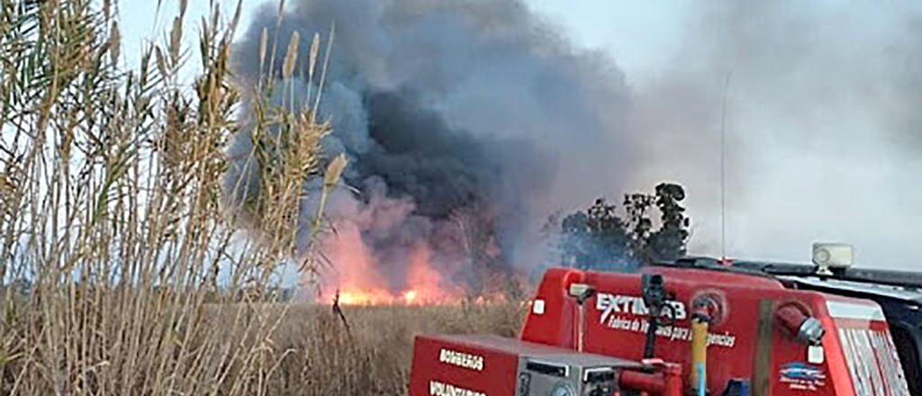 Un hombre murió carbonizado en San Rafael por apagar un incendio