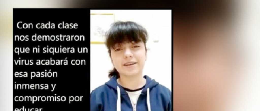 Alumnos de San Rafael hicieron emotivo video para agradecerle a sus profesores