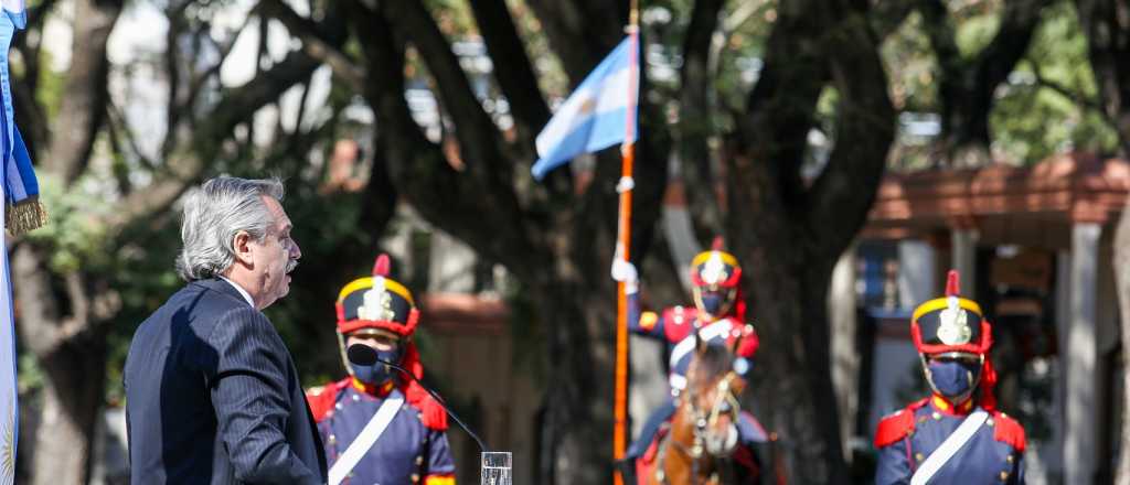 El Presidente aseguró que hoy el orgullo es "plantarse frente a los acreedores"