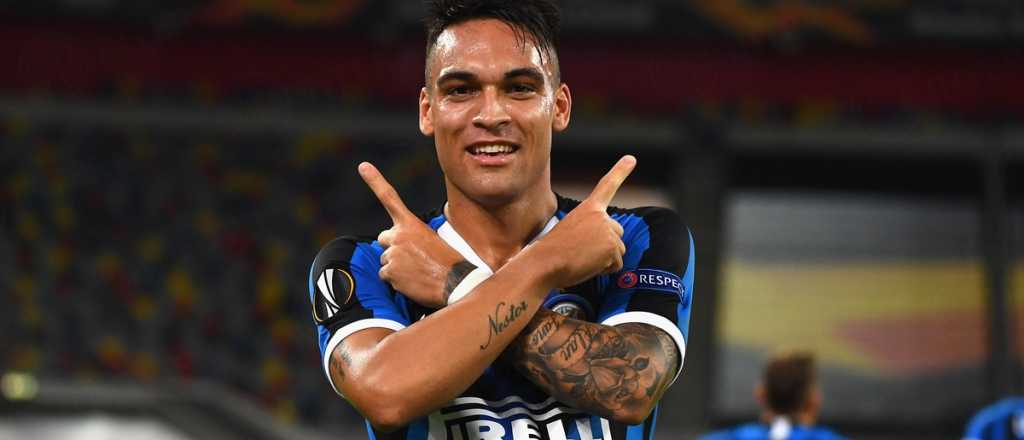 Lautaro Martínez metió un doblete y el Inter es finalista de la Europa League 