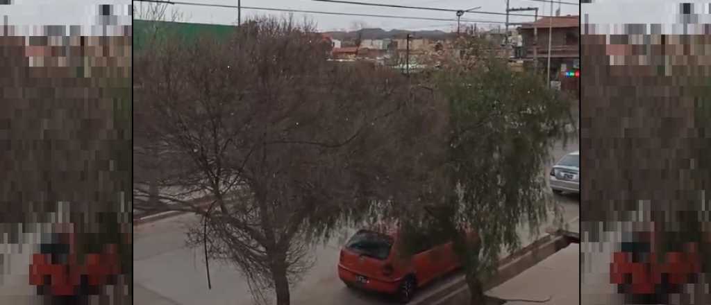 La nieve llegó al Gran Mendoza