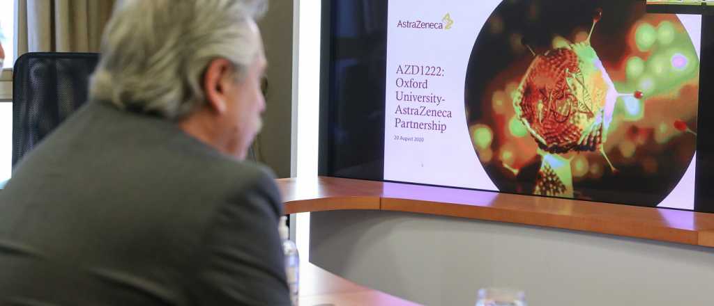 AstraZeneca le dijo al Presidente que los ensayos terminan en noviembre