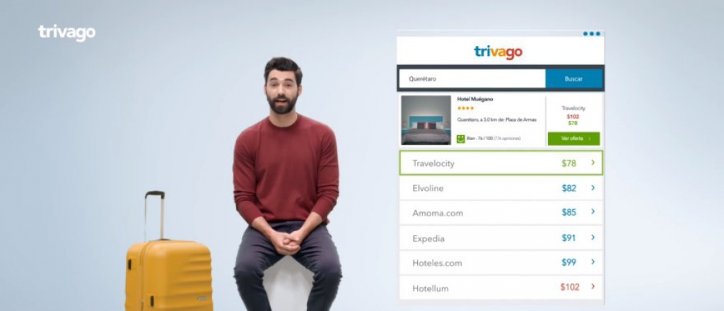 Se "perdió" el chico de la publicidad de Trivago