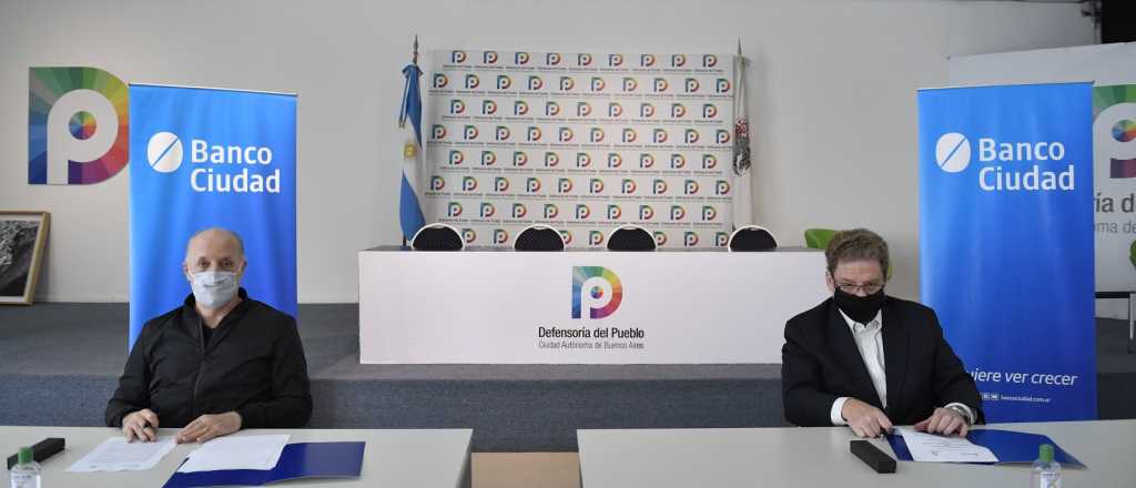 El Banco Ciudad y la Defensoría del Pueblo de CABA celebran convenio