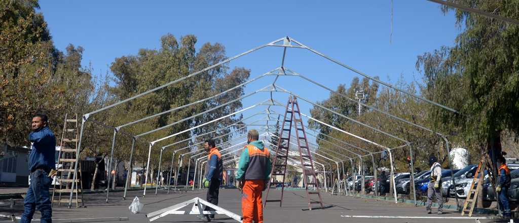 OSEP monta una carpa para detectar pacientes con síntomas de Covid-19