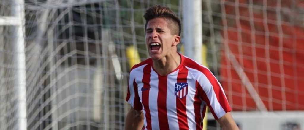 El hijo del "Cholo" Simeone firmó contrato con el Atlético de Madrid