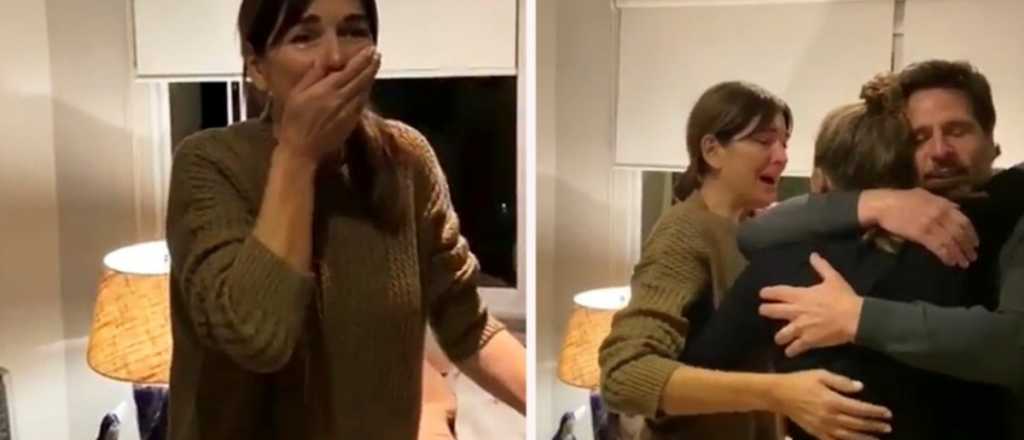 Así fue el reencuentro de Andrea Frigerio con su hija tras 8 meses sin verse